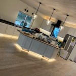 Under Cabinet Lighting in kitchen after installation.